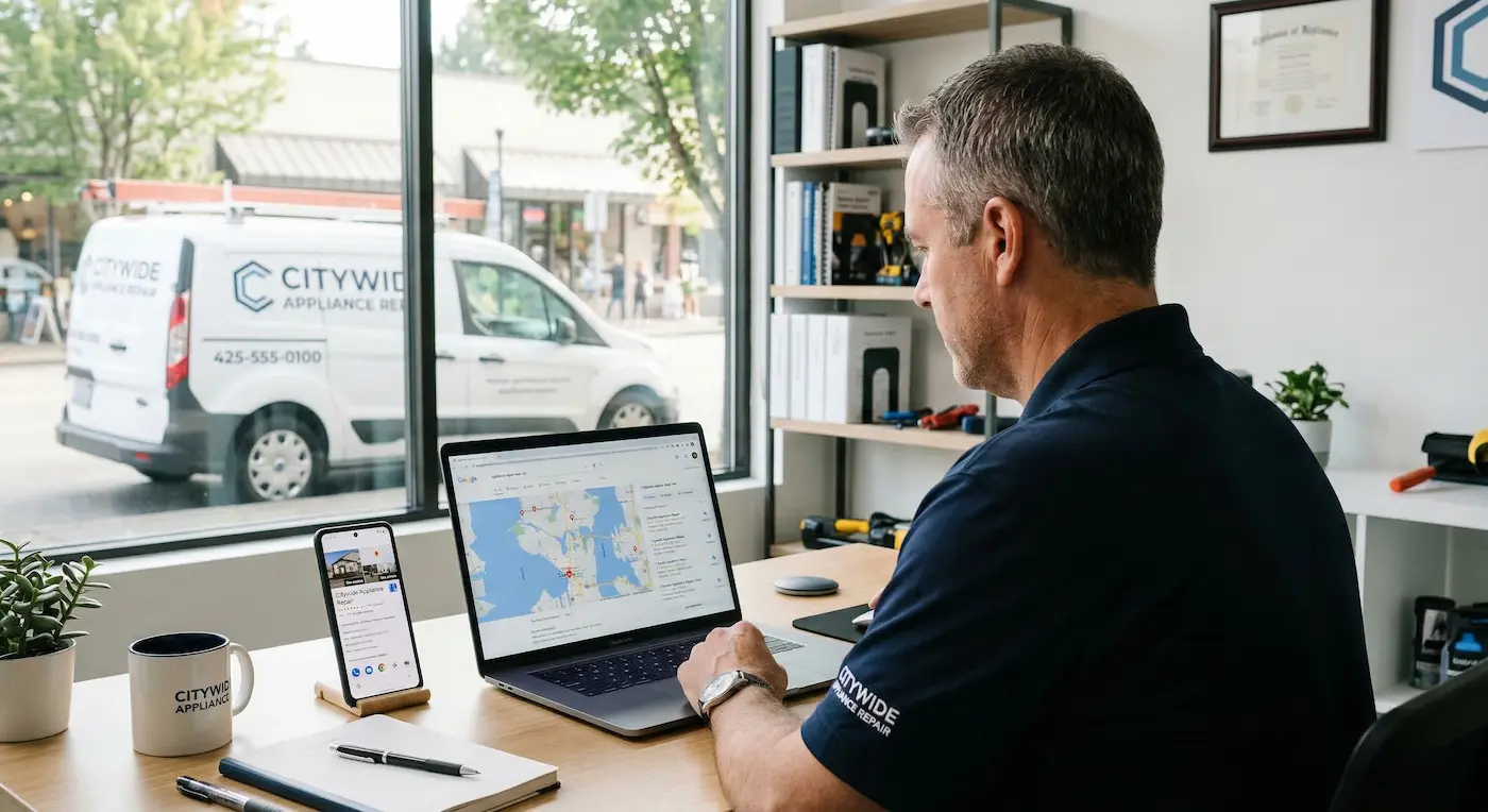 The Appliance Repair SEO Ranking Formula: How Reviews Drive Google Visibility