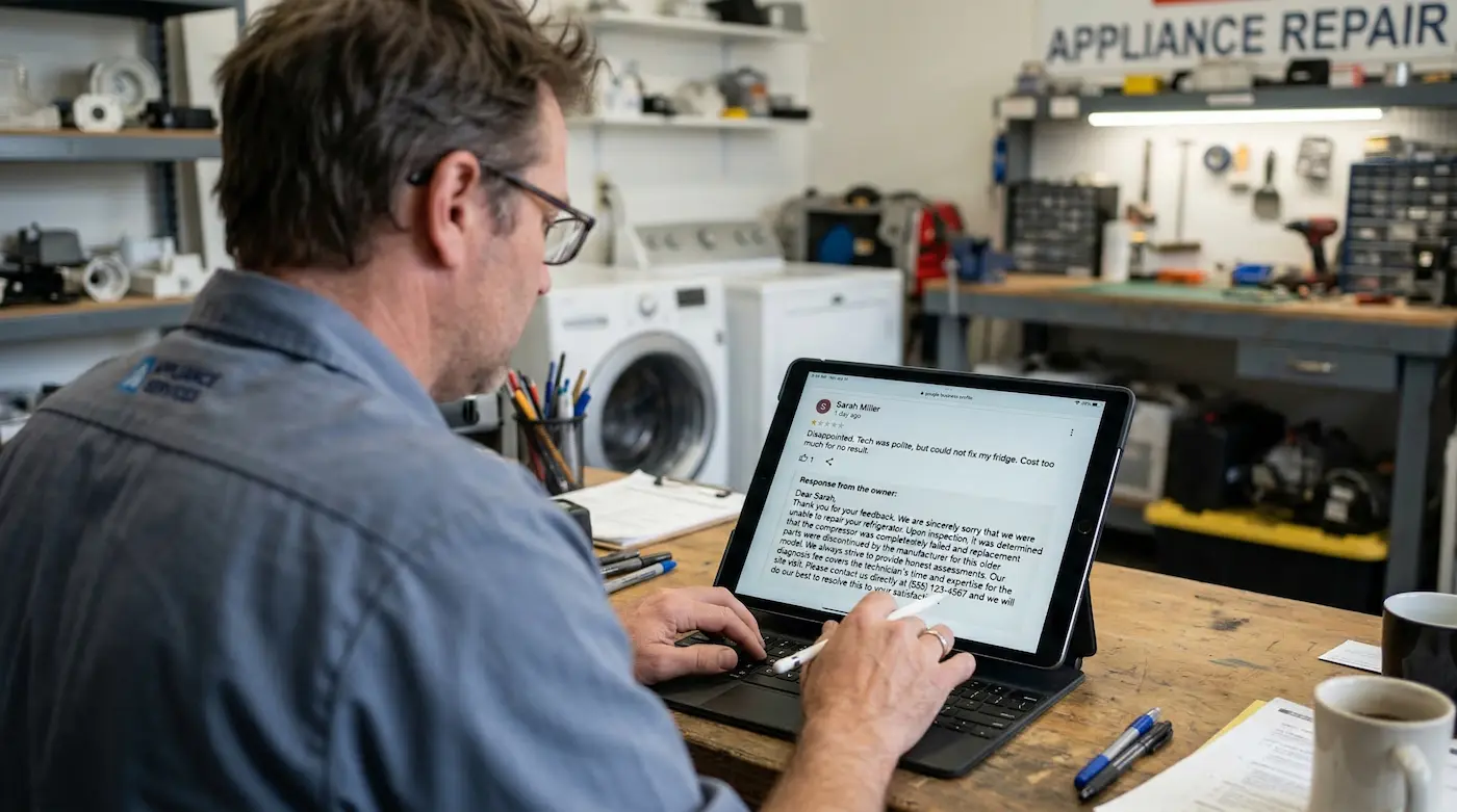 How to Handle Negative Appliance Repair Reviews (Without Losing Future Customers)